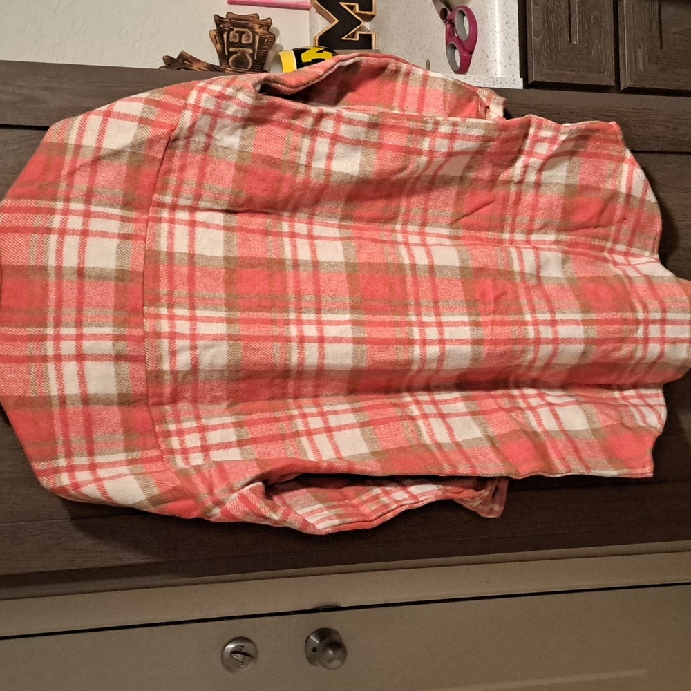 🔥New long Red plaid shacket - Picture 11 of 11